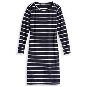 Loveapella navy/white striped dress
